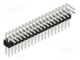 Connector: pin strips; pin header; male; PIN: 38; 1.27mm; THT; 2x19