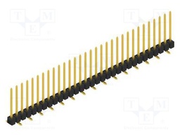 Connector: pin strips; pin header; male; PIN: 31; 2.54mm; SMT; 1x31