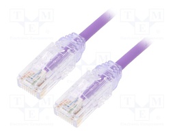 Patch cord; TX6-28™,U/UTP; 6; stranded; Cu; LSZH; violet; Len: 2m