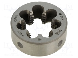 Threading die; M36; 4; high speed steel; H: 25mm; Øout: 65mm