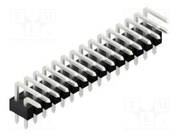 Connector: pin strips; pin header; male; PIN: 30; 2.54mm; THT; 2x15