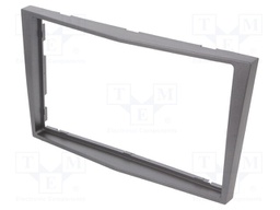 Radio mounting frame; Opel; 2 DIN; anthracite