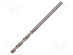 Drill bit; for metal; Ø: 2.3mm; L: 53mm; HSS; Working part len: 27mm