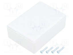 Enclosure: multipurpose; X: 48mm; Y: 68mm; Z: 25mm; ABS; black