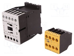 Contactor: 3-pole; NO x3; Auxiliary contacts: NC x3,NO x2; 24VDC