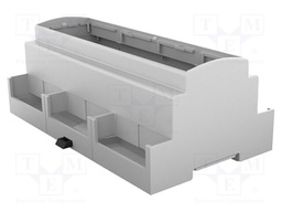 Enclosure: for DIN rail mounting; Y: 91mm; X: 160.2mm; Z: 62mm; grey