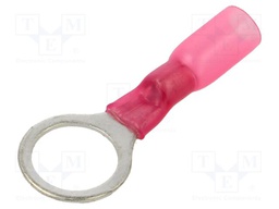 Tip: ring; M10; Ø: 10.5mm; 0.5÷1.5mm2; crimped; for cable; insulated
