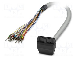 Ribbon cable with IDC connectors; Contacts ph: 2.54mm; 1.5m