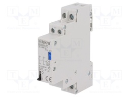 Relay: installation; bistable; NO x2; Ucoil: 230VAC; 17.6x90x65mm