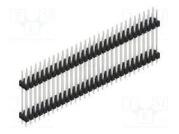Connector: pin strips; pin header; male; PIN: 60; 2.54mm; THT; 2x30