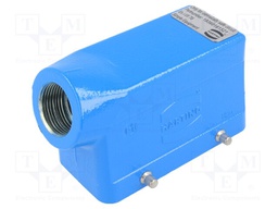 Enclosure: for Han connectors; Han Ex; size 16B; for cable; M25