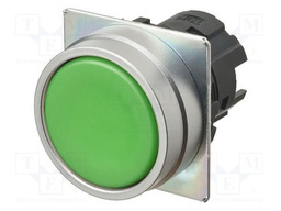 Switch: push-button; 22mm; Stabl.pos: 2; flat; Pos: 2