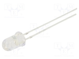 LED; 5mm; yellow; 750÷1120mcd; 30°; 1mA; 1.8÷2.2V; Front: convex