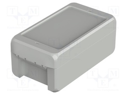 Enclosure: multipurpose; X: 80mm; Y: 151mm; Z: 60mm; BOCUBE; grey