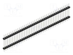 Connector: pin strips; pin header; male; PIN: 39; 2mm; THT; 1x39