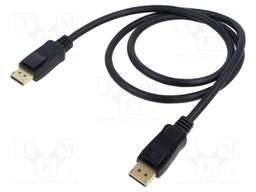 Cable; DisplayPort 2.0,HDCP 2.2; DisplayPort plug,both sides