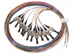 Optic fiber pigtail; OM1; ST; 2m; LSZH; Optical fiber: 62.5/125um