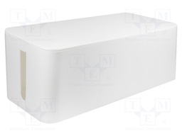 Cable box; Width: 157mm; L: 407mm; H: 133.5mm; Colour: white