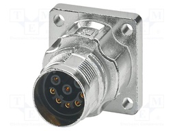 Connector: M17; socket; M17 PRO; PIN: 8; 60V; 8A; IP67; crimped