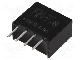 Converter: DC/DC; 1W; Uin: 10.8÷13.2V; 12VDC; SIL4; 7x11.7x10mm