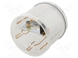 Signaller: lighting; LED; transparent; Usup: 24VDC; Usup: 24VAC