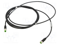 Cable: for sensors/automation; M8; PIN: 3; 3m; 60VDC; 50VAC; 4A; 7000