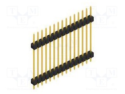 Connector: pin strips; pin header; male; PIN: 15; 2.54mm; THT; 1x15
