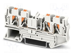 Splice terminal: rail; PT; 32A; 800V; push-in; PA; L: 35.3mm; W: 6.2mm