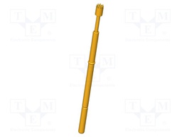 Test needle; Operational spring compression: 4mm; 8A; Ø: 2mm