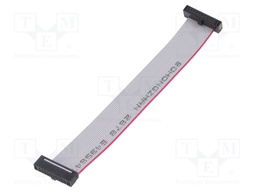 Ribbon cable with IDC connectors; Tape ph: 0.64mm; 101.6mm