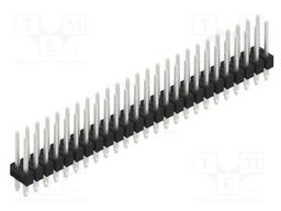 Connector: pin strips; pin header; male; PIN: 50; 2.54mm; THT; 2x25