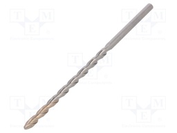 Drill bit; for concrete; Ø: 8mm; L: 200mm; metal; cemented carbide