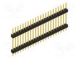Connector: pin strips; pin header; male; PIN: 22; 2.54mm; THT; 1x22