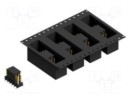 Connector: pin strips; pin header; male; PIN: 12; 2.54mm; SMT; 2x6