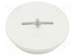 Stopper; M40; IP54; Mat: polyamide; light grey