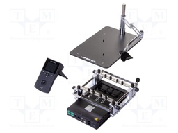 Preheater; 500W; 130x135mm; 230VAC; 50÷250°C; ESD; Plug: EU