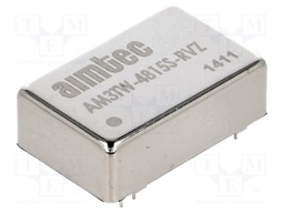 Converter: DC/DC; 3W; Uin: 18÷72V; 15VDC; Iout: 200mA; DIP24; 12g