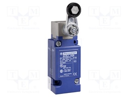 Limit switch; lever R 41mm, metal roller Ø22mm; NO + NC; 10A