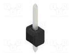 Connector: pin strips; pin header; male; PIN: 1; 2.54mm; THT; 1x1