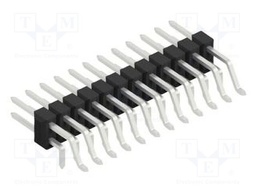 Connector: pin strips; pin header; male; PIN: 24; 2.54mm; SMT,THT