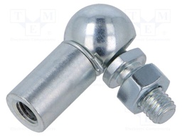 Ball joint; M8; inside; steel; angular,with protection