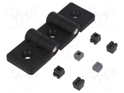Hinge; Width: 109mm; technopolymer (PA); black; H: 36mm