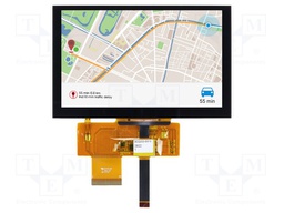 Display: TFT; 5"; 800x400; Illumin: LED; Dim: 120.7x75.8x4.8mm