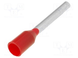 Bootlace ferrule; insulated; copper; Insulation: polypropylene