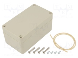 Enclosure: multipurpose; X: 65mm; Y: 115mm; Z: 55mm; Ritec; ABS; beige