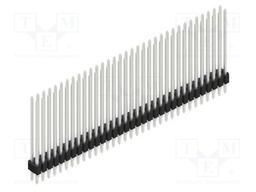 Connector: pin strips; pin header; male; PIN: 66; 1.27mm; THT; 2x33