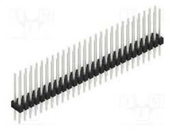 Connector: pin strips; pin header; male; PIN: 54; 2.54mm; THT; 2x27