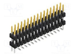 Connector: pin strips; pin header; male; PIN: 32; 2.54mm; SMT; 2x16