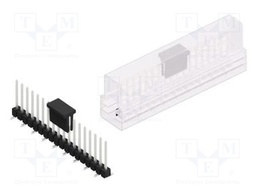 Connector: pin strips; pin header; male; PIN: 18; 2.54mm; SMT; 1x18