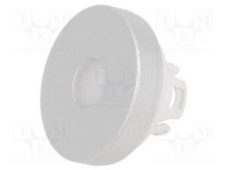 Actuator lens; 22mm; 84; Colour: natural; Mat: aluminium